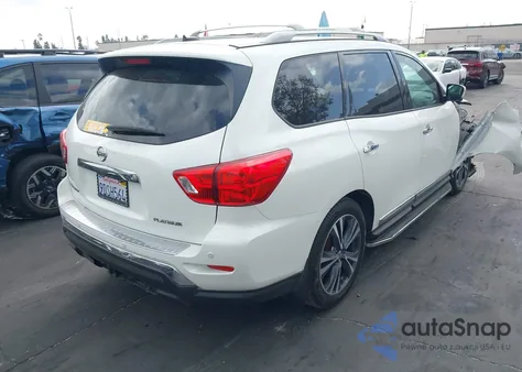 2017 Nissan Pathfinder Platinum из США, поврежденный, VIN 5N1DR2MN5HC617537